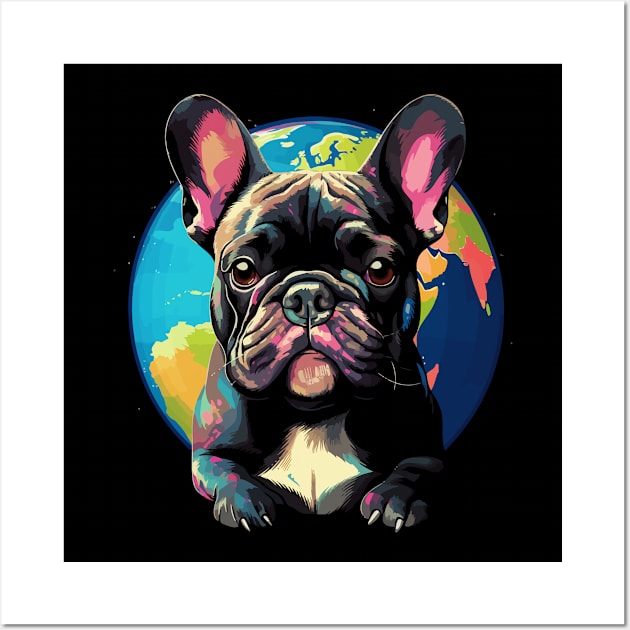 French Bulldog Earth Day Wall Art by JH Mart